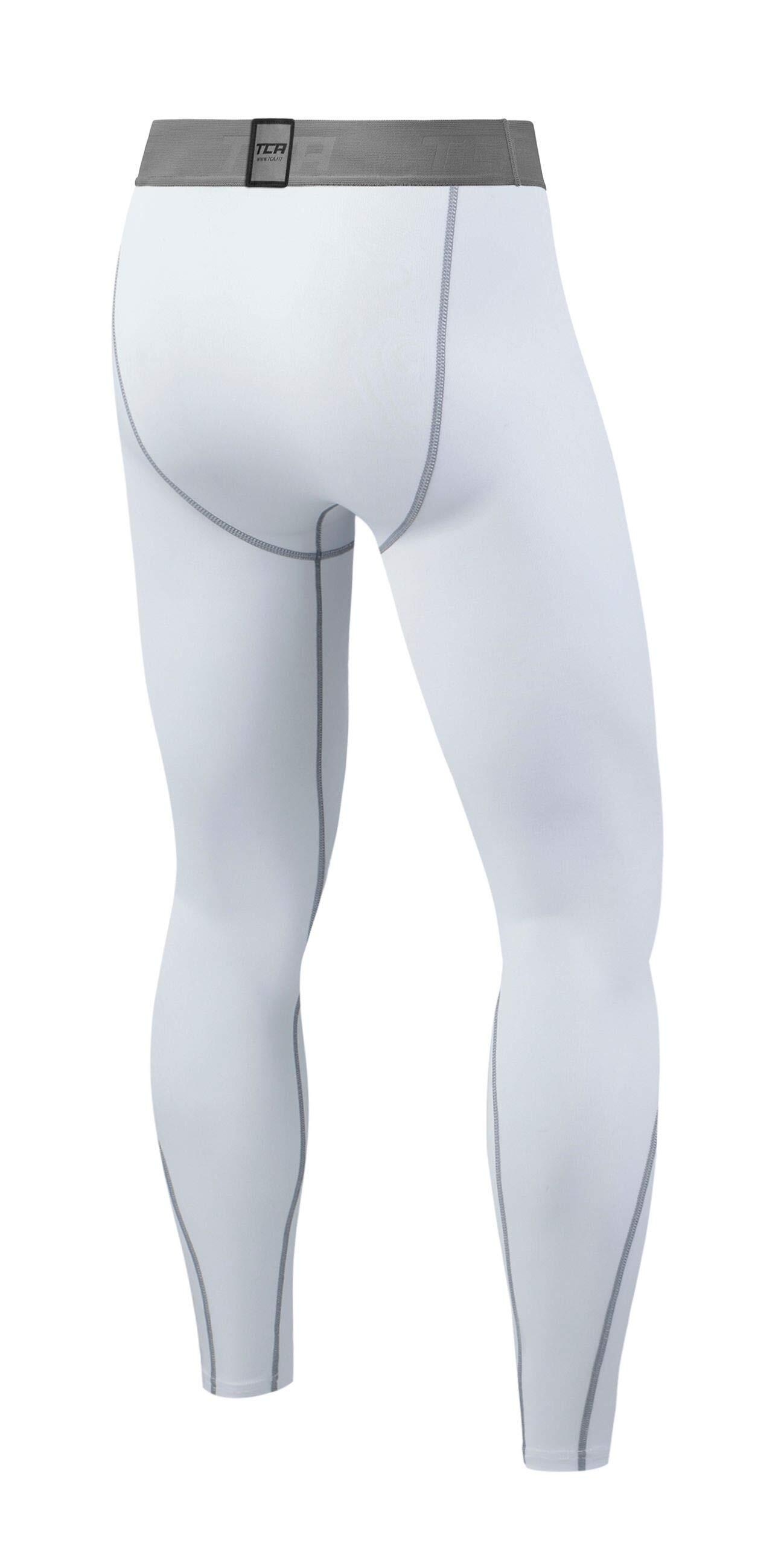 Men's Power Compression Tights - White 2/5