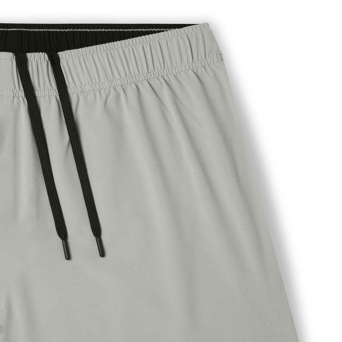 Men's Ultra 2-in-1 Running Shorts with Key Pocket - Cool Grey/Black 4/5
