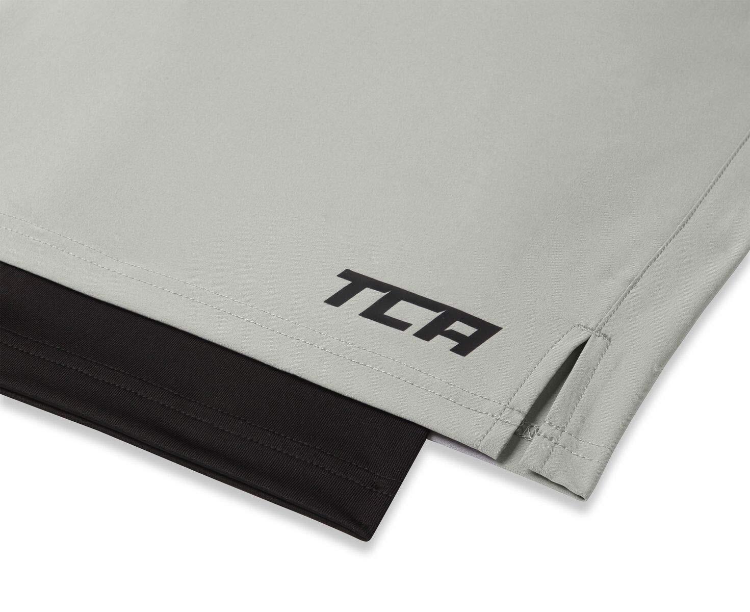 Men's Ultra 2in1 Running Shorts with Key Pocket Cool Grey/Black TCA