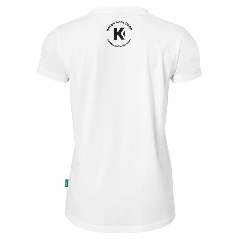 T-shirt preta e branca Kempa