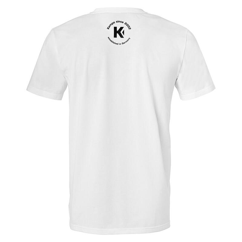 T-shirt preta e branca Kempa