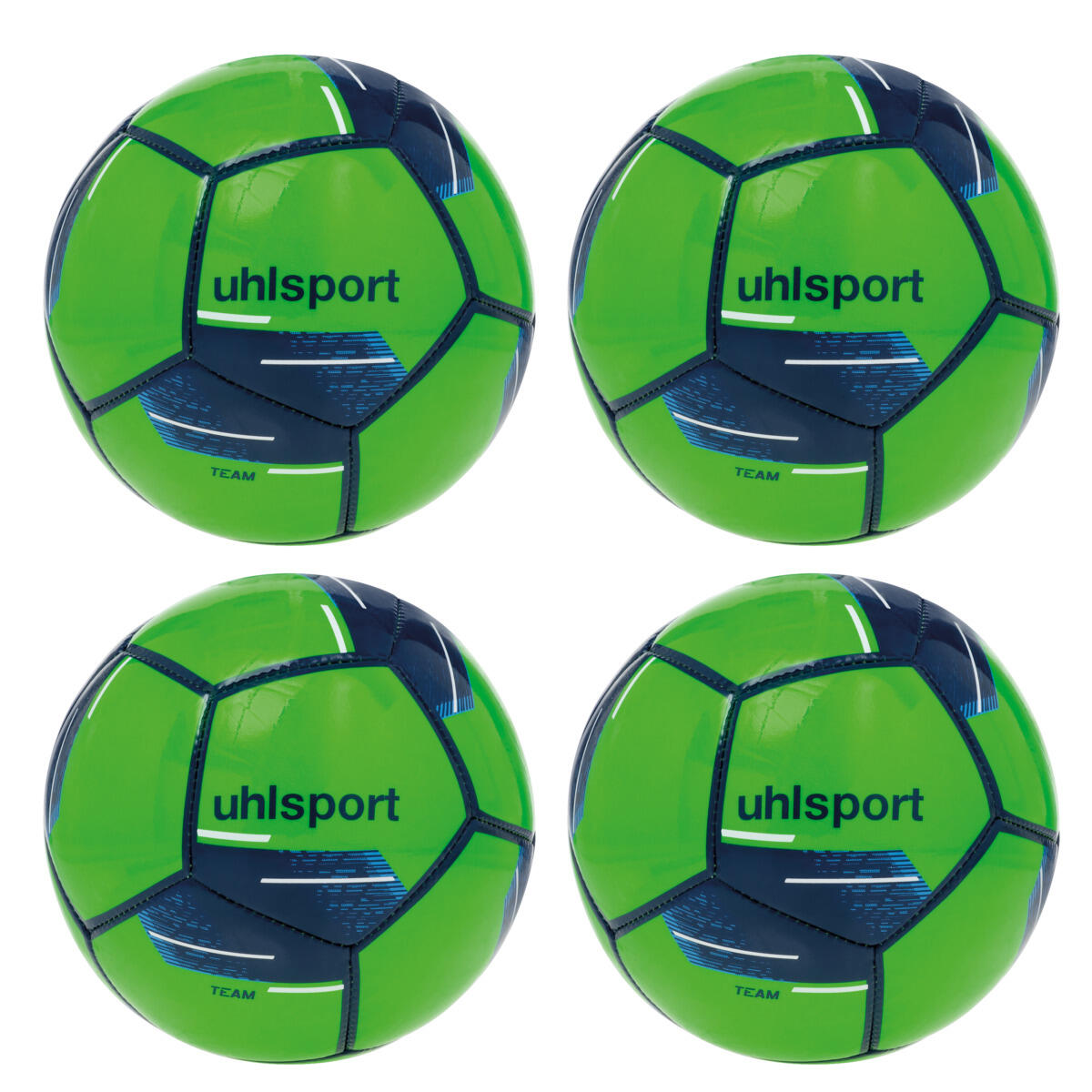 Uhlsport Confezione da 4 mini palloncini Team Mini