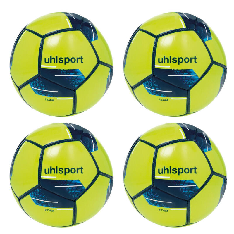 Lote de 4 mini pelotas Uhlsport Team Mini