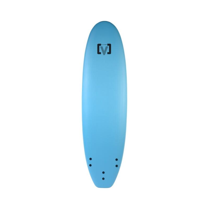 EPS Softboard - Planche de surf en Mousse - 7'6 Wide - Light Blue