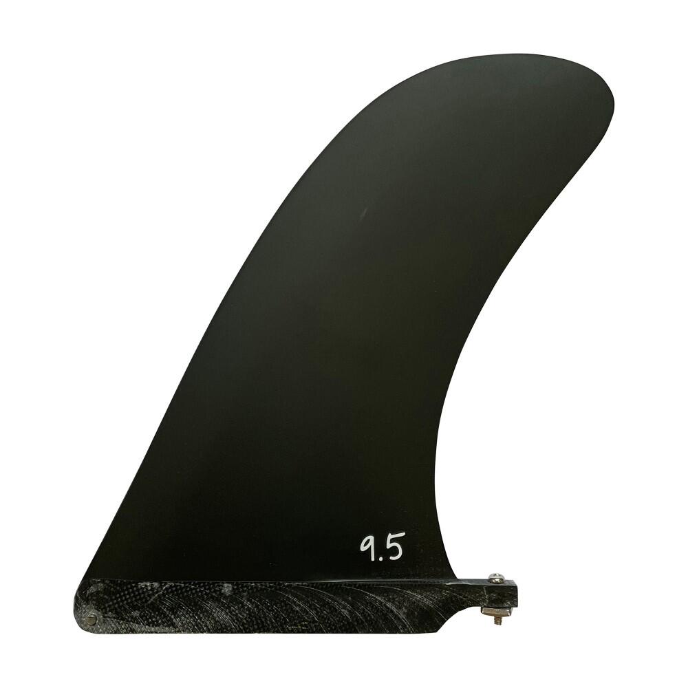 SURFSYSTEM SURFSYSTEM - Pinna singola in fibra di vetro Pivot (US Box) - 9,5 pollici - Nero