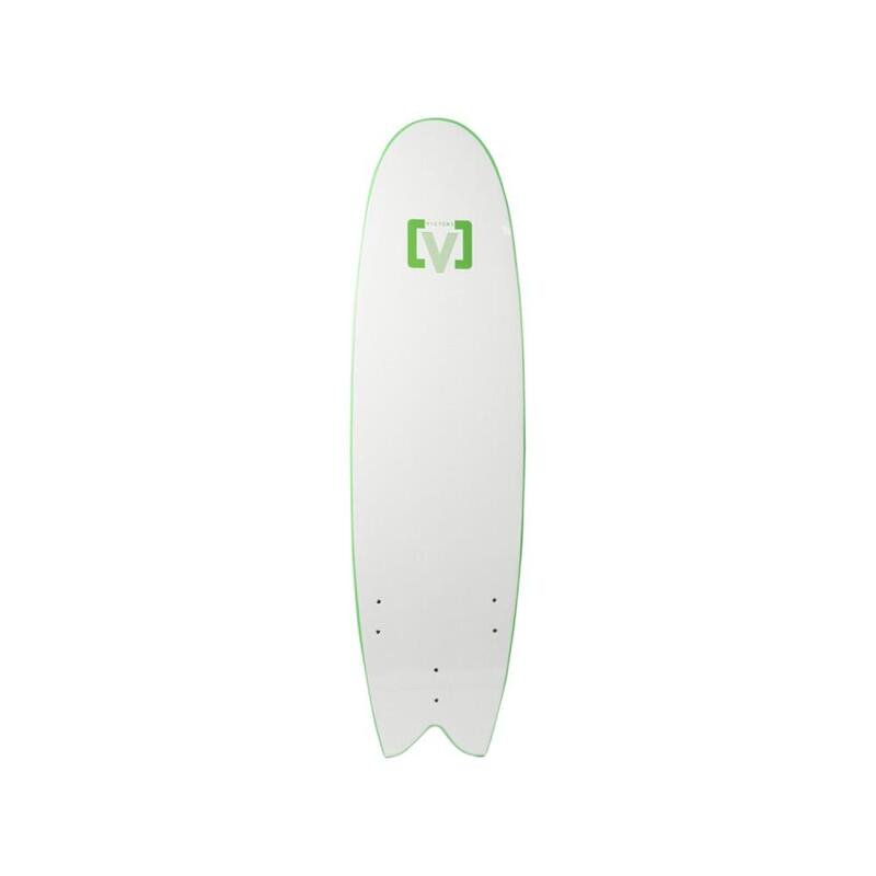 EPS Softboard - Planche de surf en Mousse - Fish 6'6 - Green
