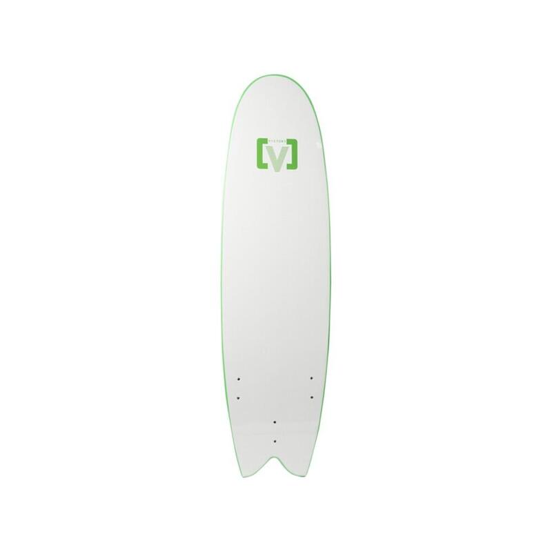 VICTORY - EPS Softboard - Tabla de surf de espuma - Fish 6'6 - Verde