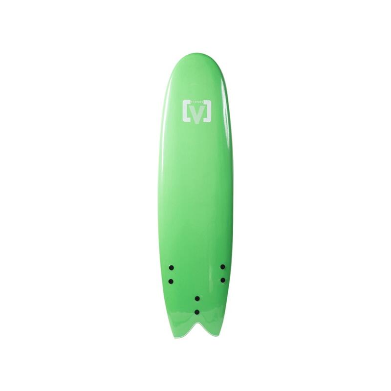 EPS Softboard - Planche de surf en Mousse - Fish 6'6 - Green