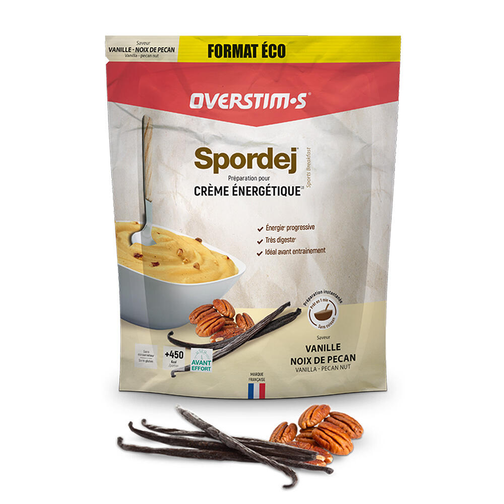 Overstim.s - Petit-déjeuner Avant Entraînement - Spordej Vanille-noix De Pécan - 1.5kg - Gateau Énergétique - 1,5 Kg - Decathlon