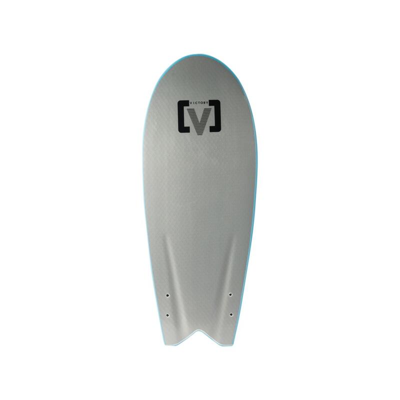 EPS Softboard - Planche de surf en Mousse - Torpedo 4'7 - Sky Blue