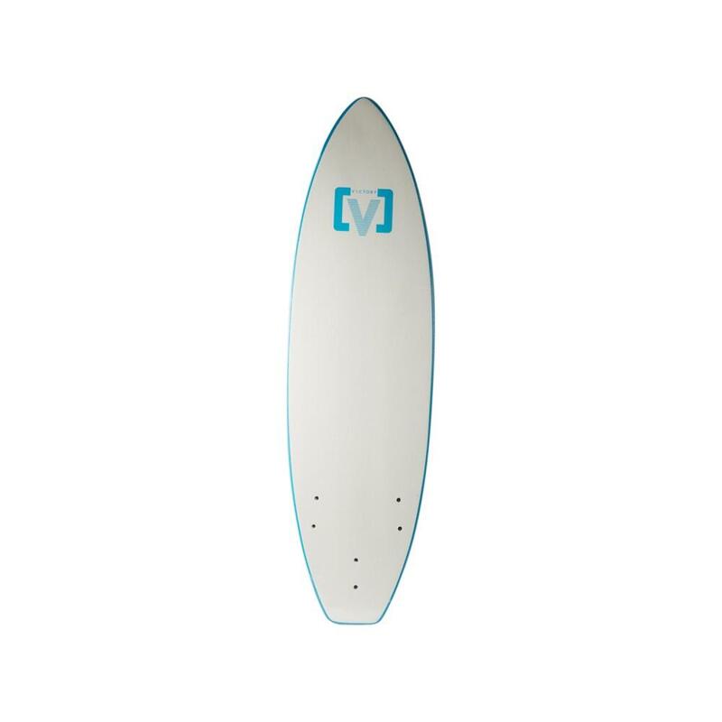 VICTORY - EPS Softboard - Tabla de surf de espuma - Puntiaguda 6'0 - Azul