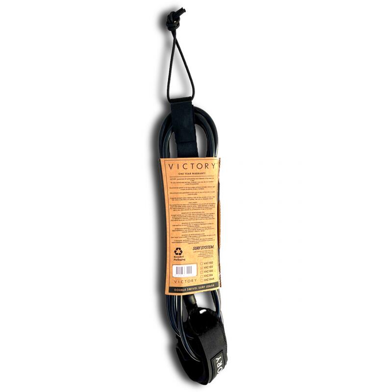 Longboard Leash Regular 9' - Mat Black