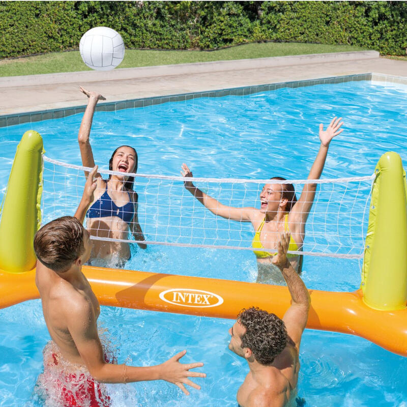 Jogo insuflável voleibol Intex para piscina - 239x64x91 cm