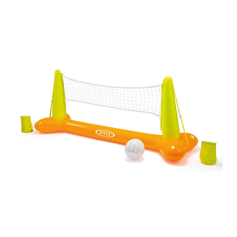 Intex 56508NP - Set Rete Volley Gonfiabile, 239x64x91 cm