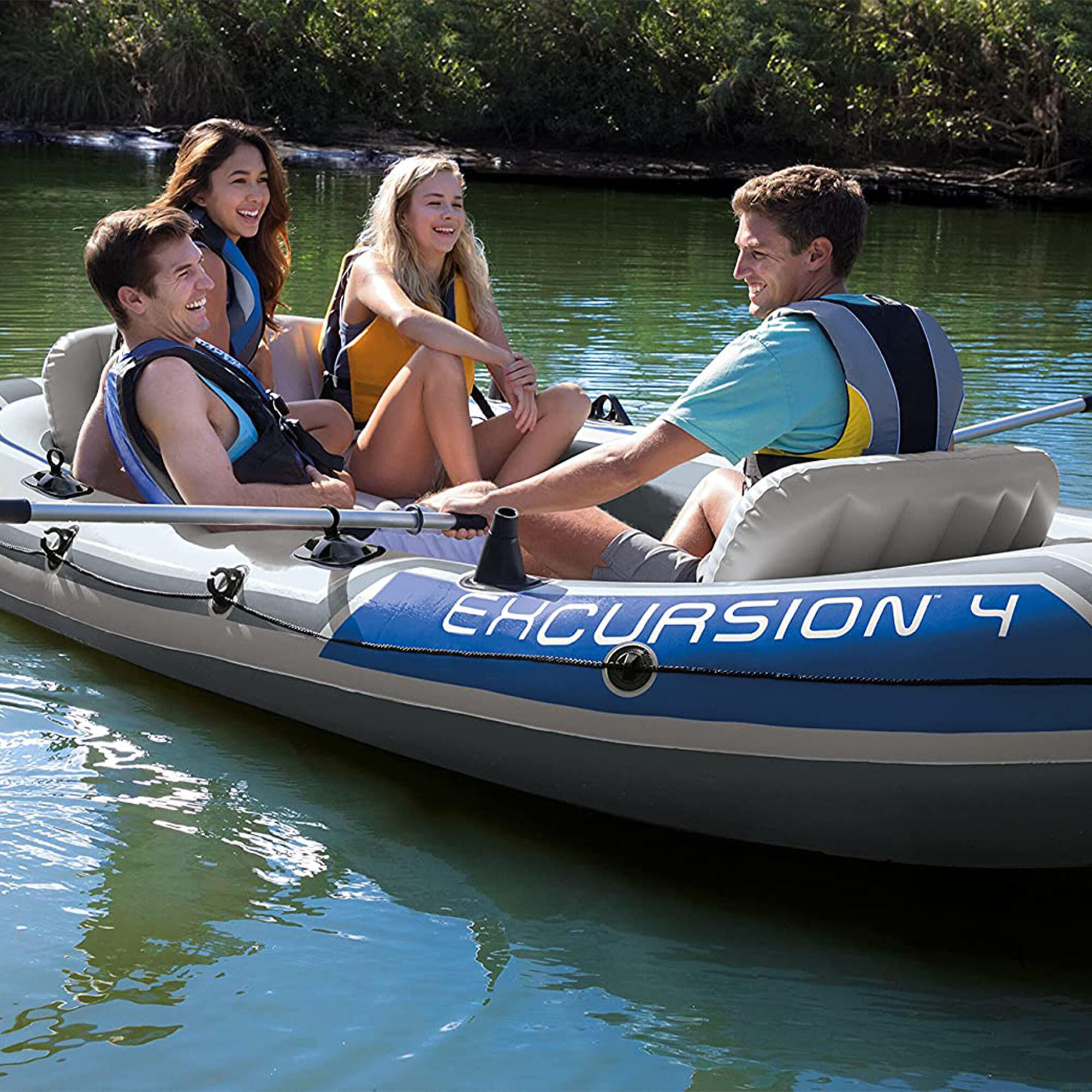 Bateau pneumatique Intex Excursion 4 5/7