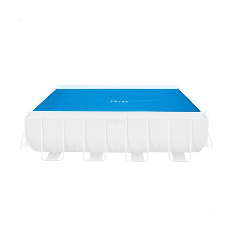 INTEX Couverture solaire de piscine Bleu 716x346 cm Polyéthylène