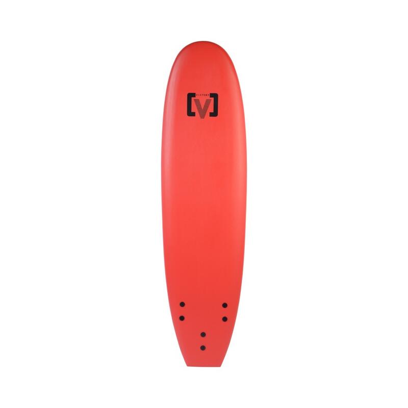 EPS Softboard - Planche de surf en Mousse - 7'6 Wide - Red