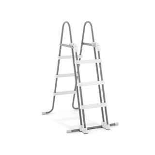 INTEX Intex 28075 - Scaletta Deluxe per Piscina, gradini removibili, 91-107 cm