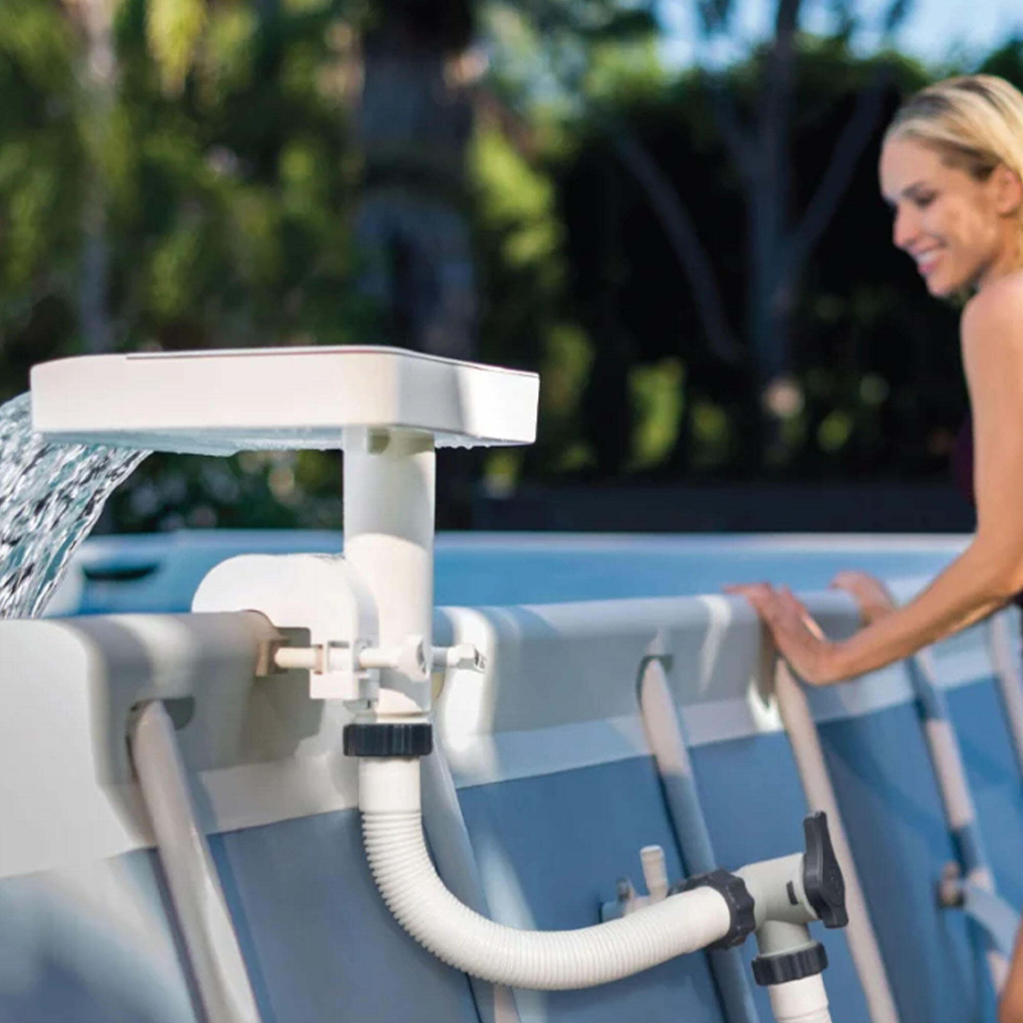 Intex 28090 - Cascata con LED per Piscine Frame 5/7