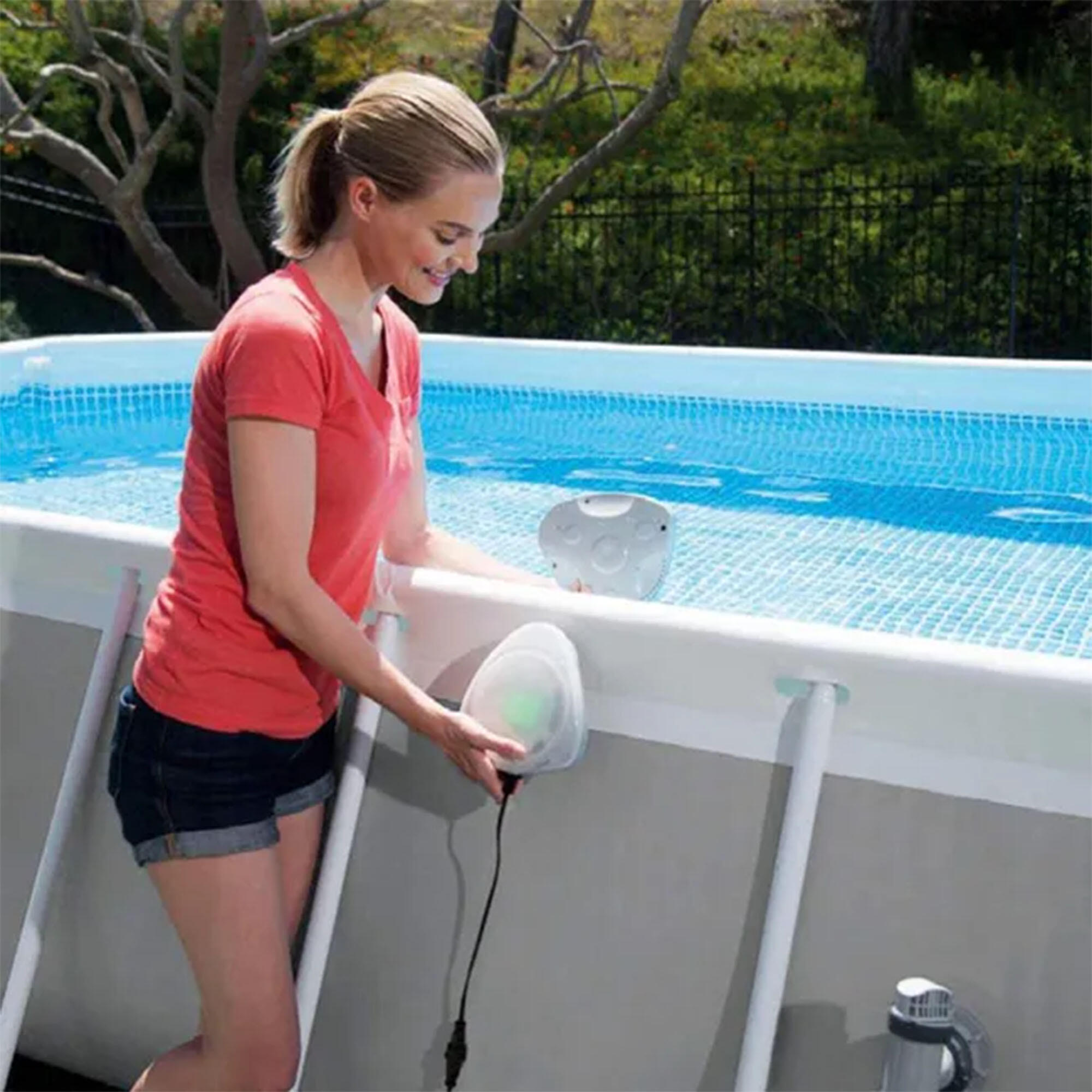Luzes led magnética 5 cores para piscinas Intex 2/7