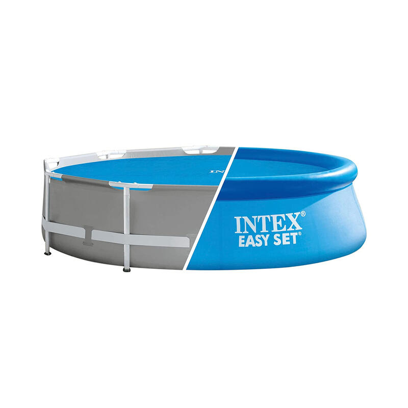 INTEX Couverture solaire de piscine Bleu 538 cm Polyéthylène