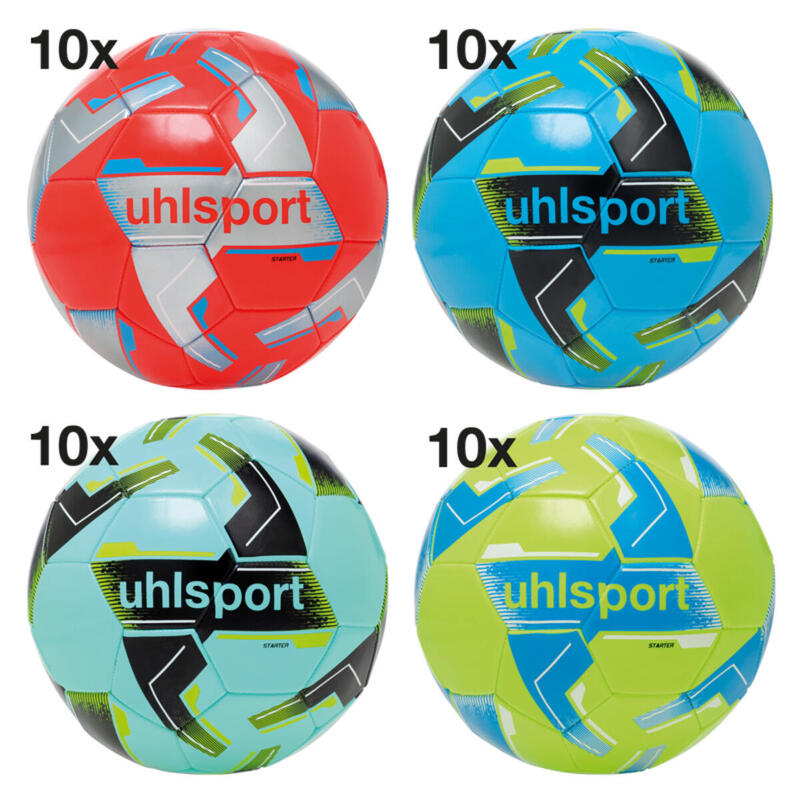 Lot de 4 x 10 ballons Uhlsport Starter