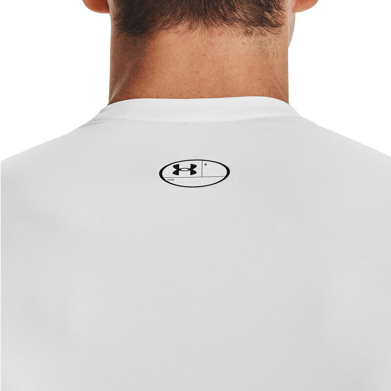 Camiseta de manga corta Under Armour HeatGear, Blanco, Hombres