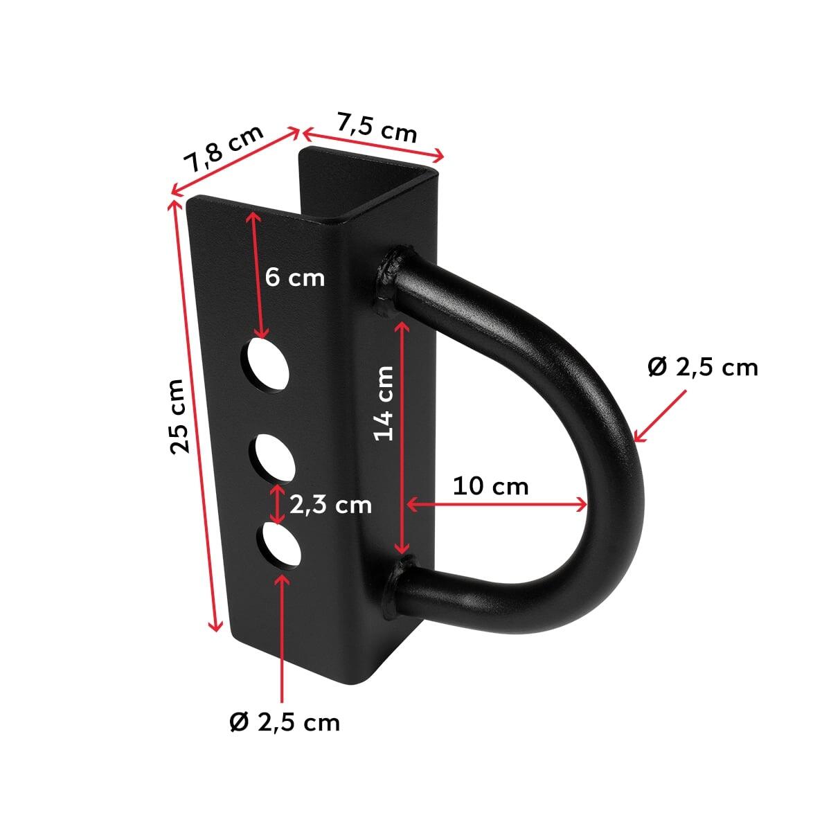 Fijación de gancho de cuerda para aparejo o portaequipajes 3/5