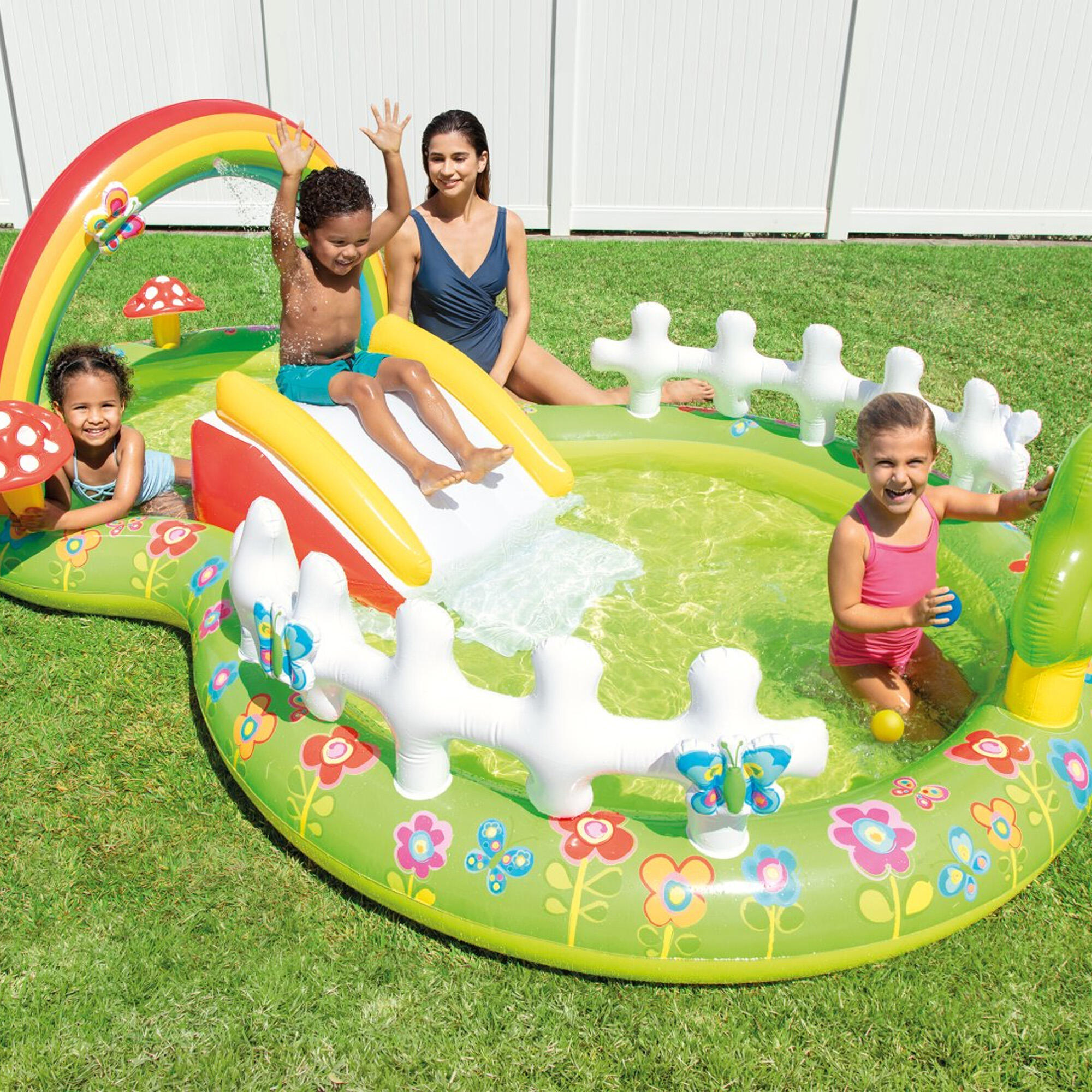 290 x 180 x 104 cm Intex Speelzwembad My Garden Play Center Spray 2/6