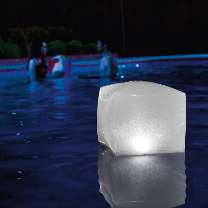 Intex Cube Flottant avec Éclairage LED 23 x 23 cm