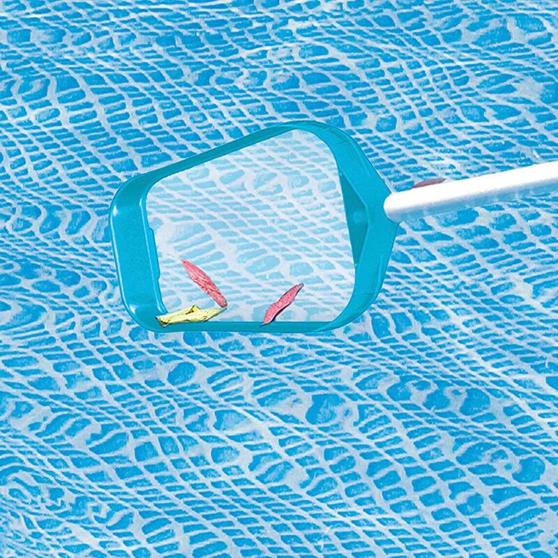 Kit de limpeza básico para piscina apanha folhas, com escova Intex