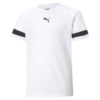 Maglia da calcio teamRISE Youth PUMA Electric Blue Lemonade Black White