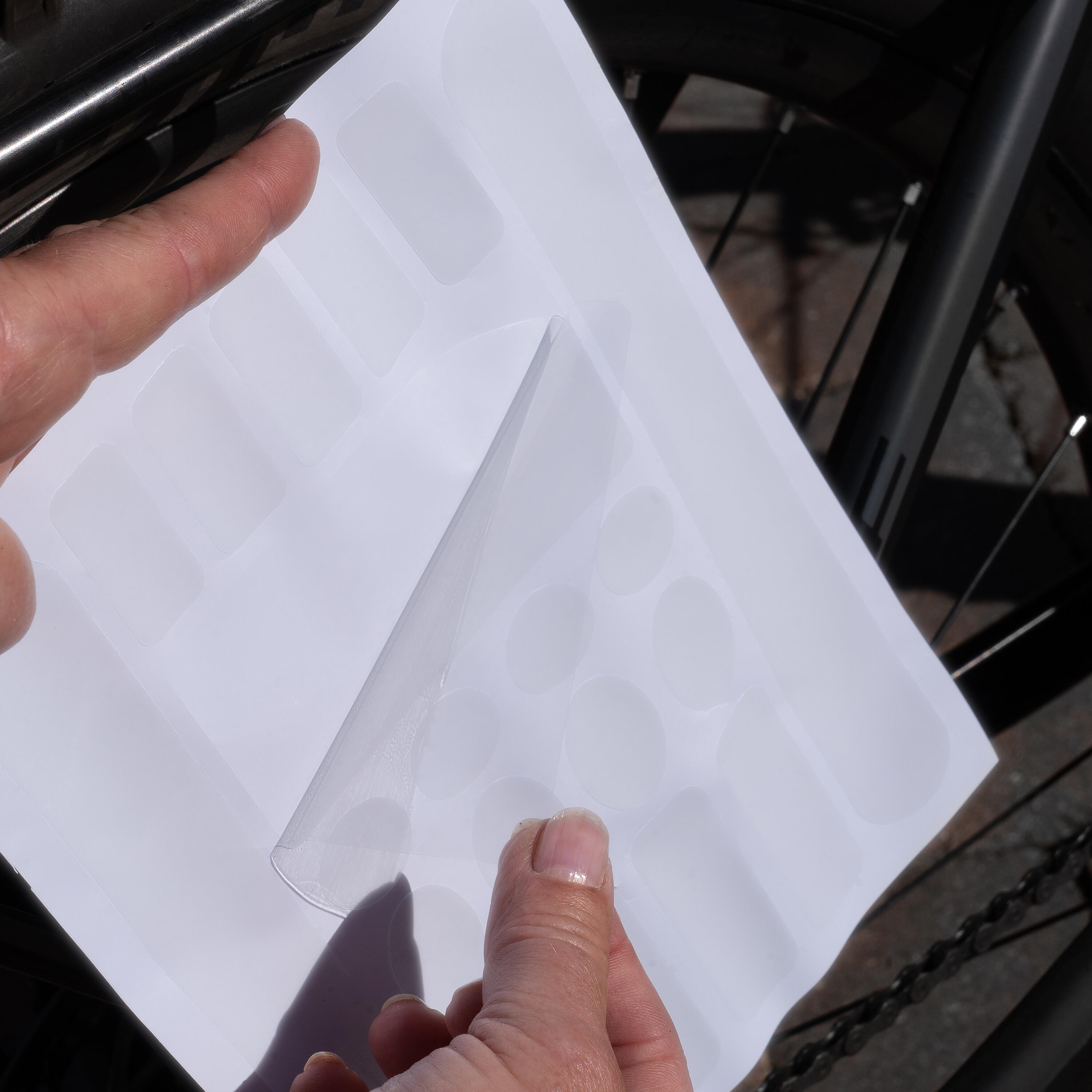 Frame Protection Film for Bike Frame & Luggage Rack Scratch Guard 4/5