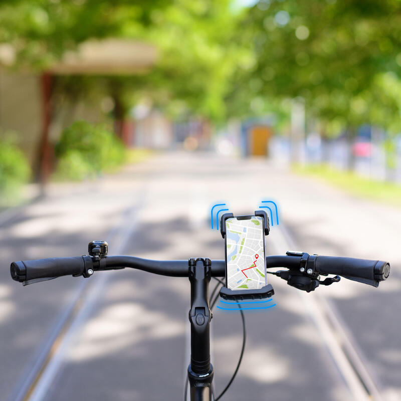 PhoneFix - Fahrrad Handyhalterung mit Klicksystem & Silikonpolster