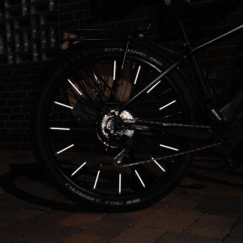 Reflectores de bicicleta para os raios (36 peças) - Night Clips