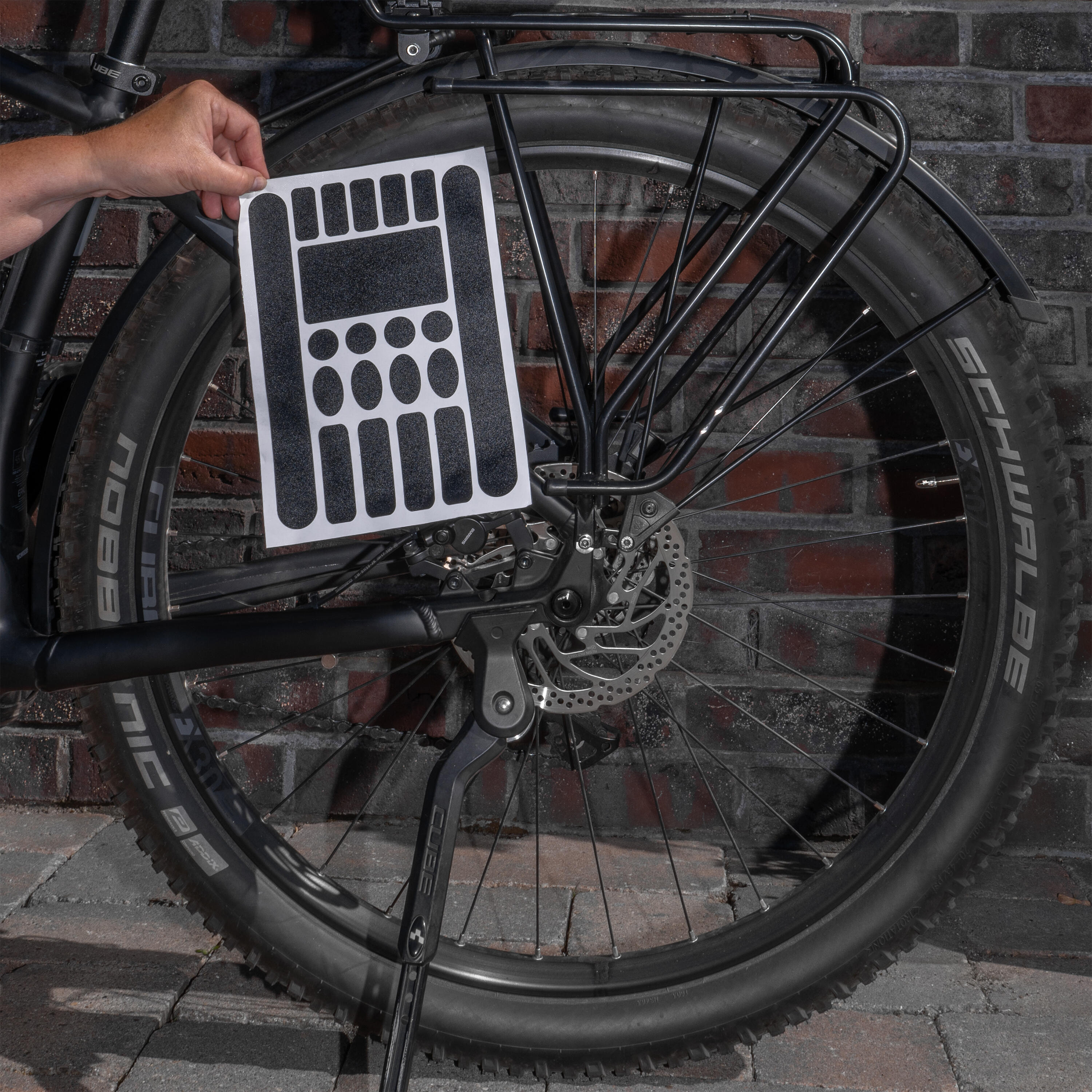 Protection cadre pour porte-bagages de vélo 4/5