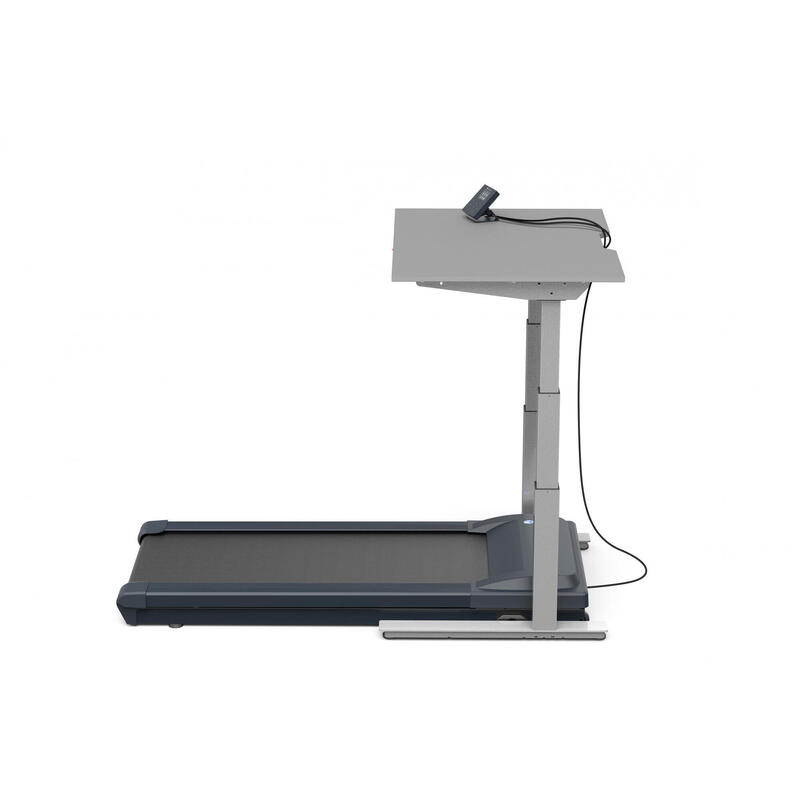 Loopband incl Bureau 96.5cm - TR5000-DT7+ - Elektronisch Verstelbaar - Grijs