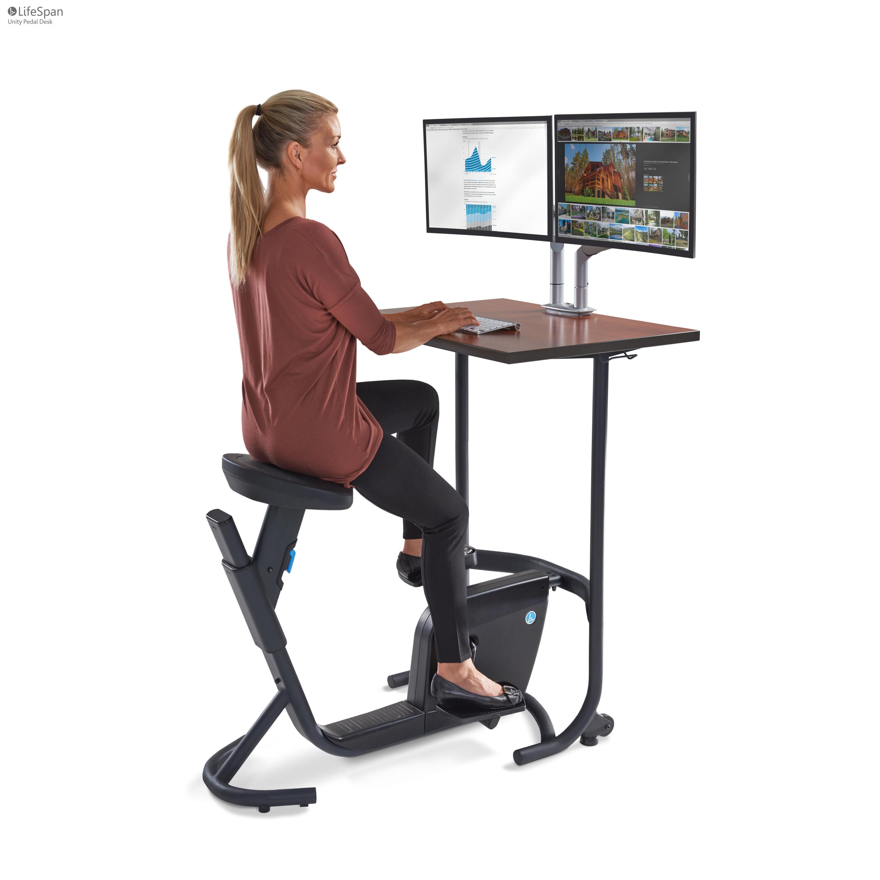 LifeSpan Fitness Workplace Bike Desk UNITY 1/7