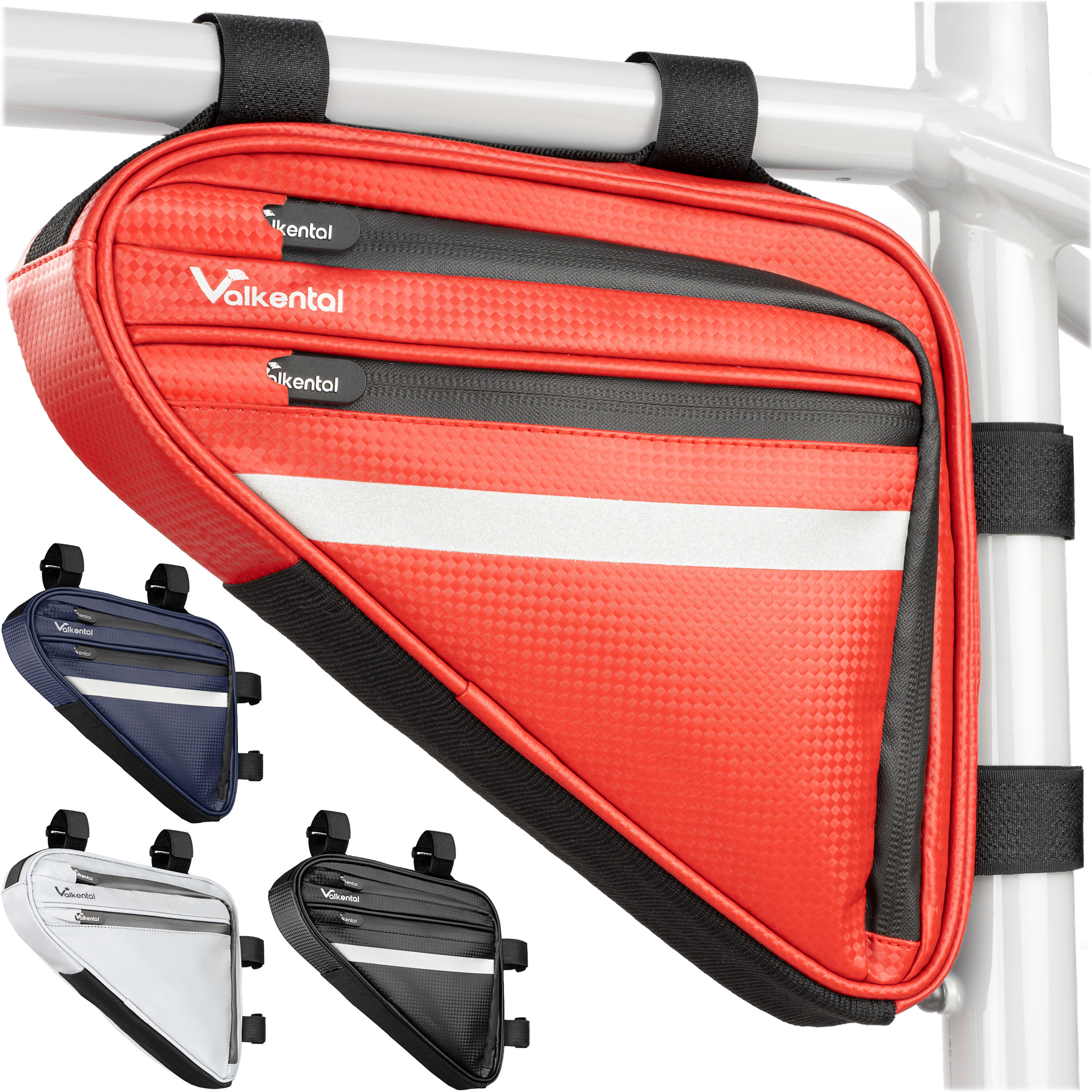 Borsa da bicicletta adatta come borsa da telaio con molto spazio ValkTriangle VALKENTAL DECATHLON