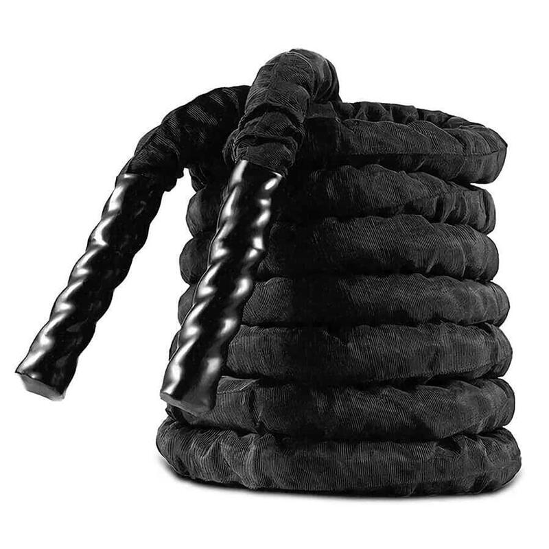 Battle Rope Cuerda de batalla 9m recubierta Viok Sport Negra