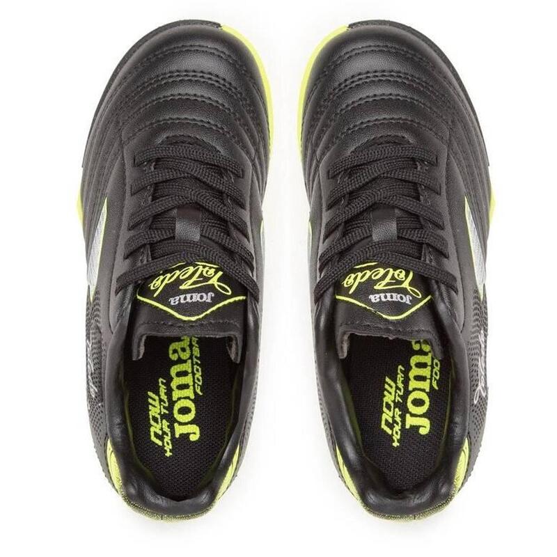 Ghete fotbal copii Toledo JR 2201 TF Negru