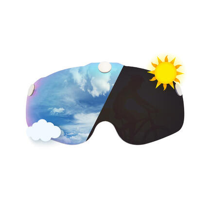 Szyba fotochromowa do kasku rowerowego unisex madani HT19