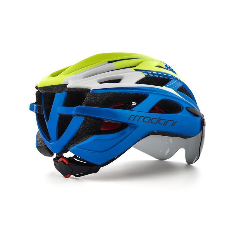 Kask rowerowy z szybą fotochromową madani HT19