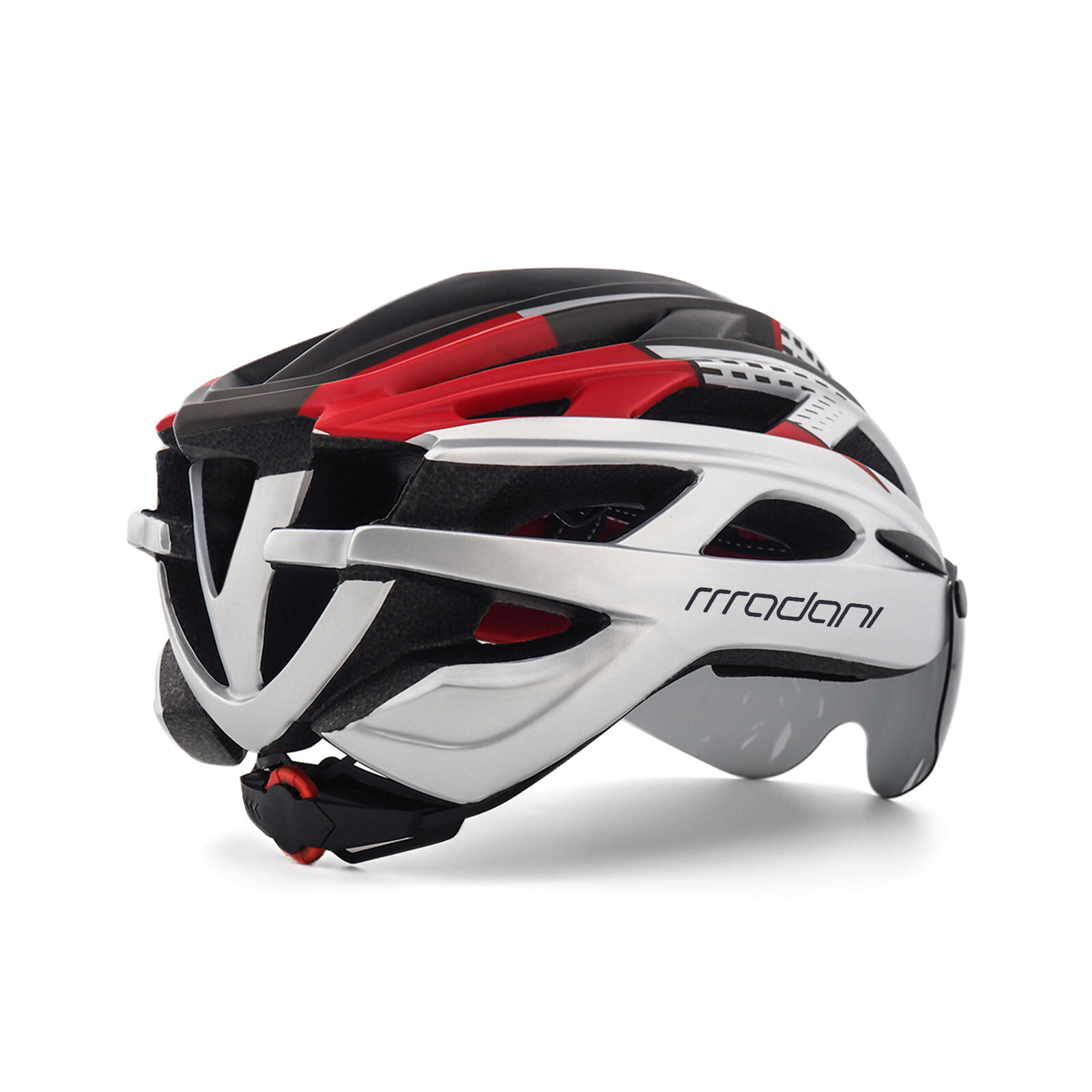 Kask rowerowy z szybą fotochromową madani HT19 2/6