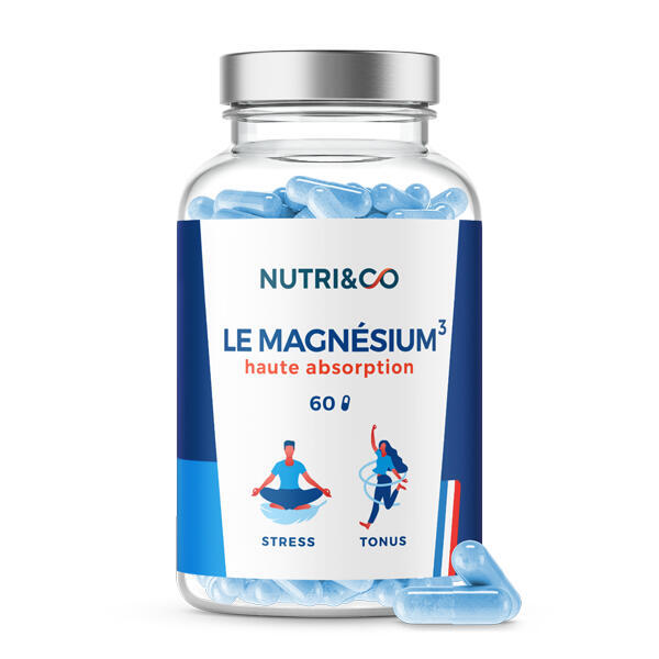 Magnésium + Vit B6 - Tonus et Récupération Musculaire - 60 Gélules