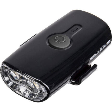 Helm led Headlux Dual usb zwart