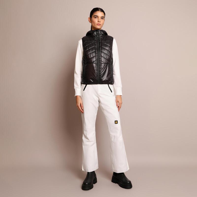 Chaleco Acolchado Mujer SCALPERS ADN W VEST HOODIE Negro