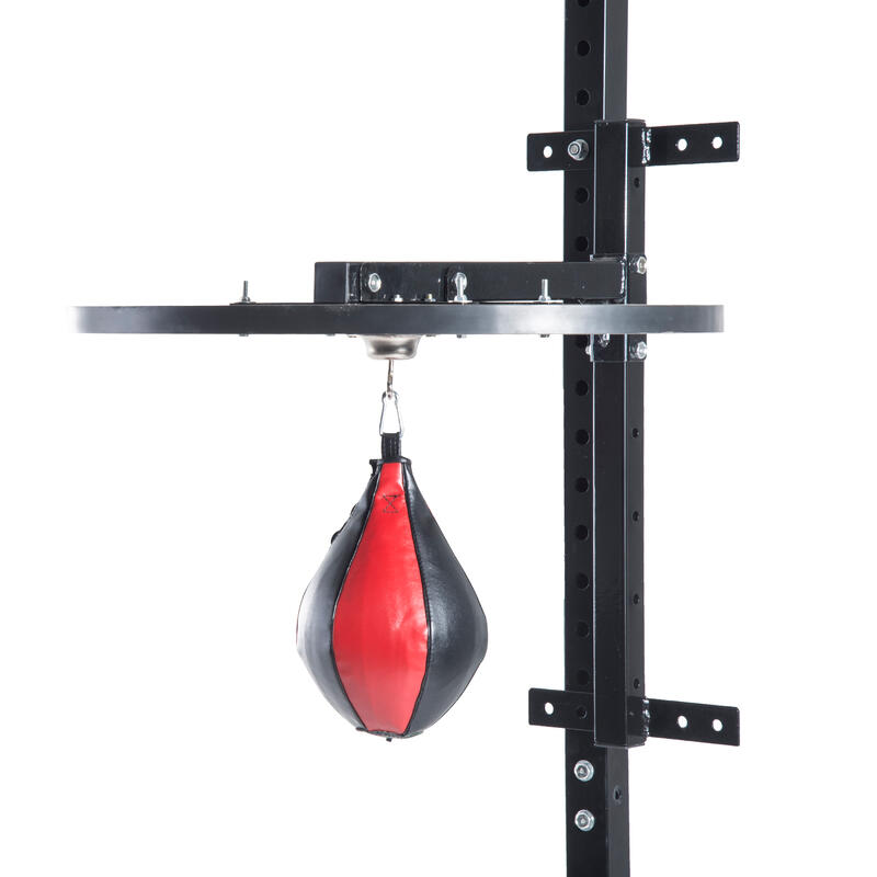 HOMCOM Piattaforma Boxe con Speed Ball di Φ21 cm, Punchball per Allenamento