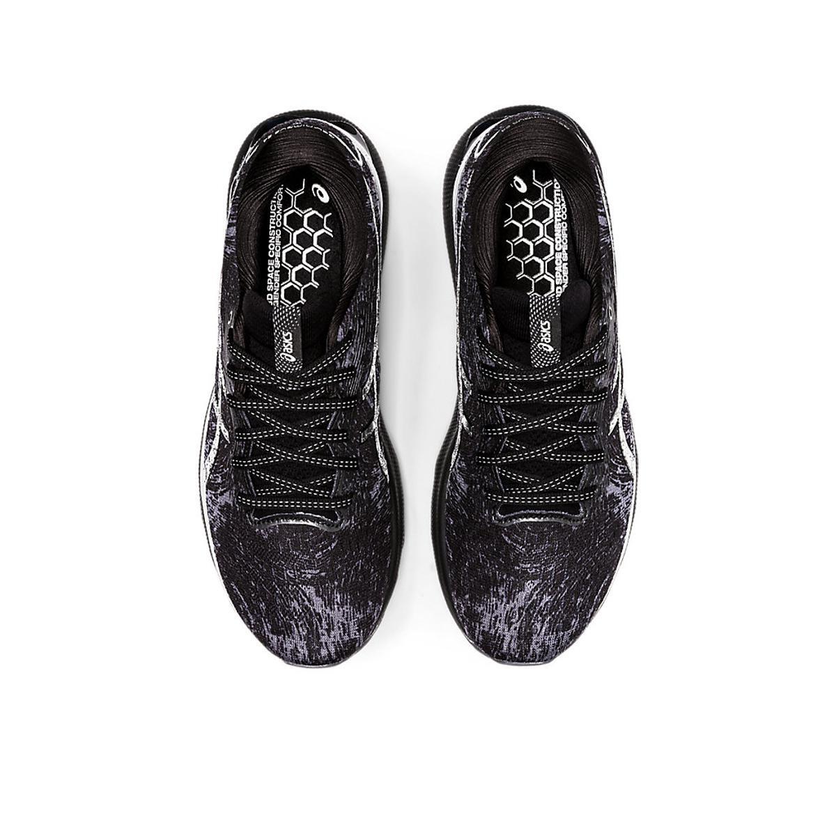 Asics Gel-Nimbus 24 Platinum Mens Black Running Shoes 2/5