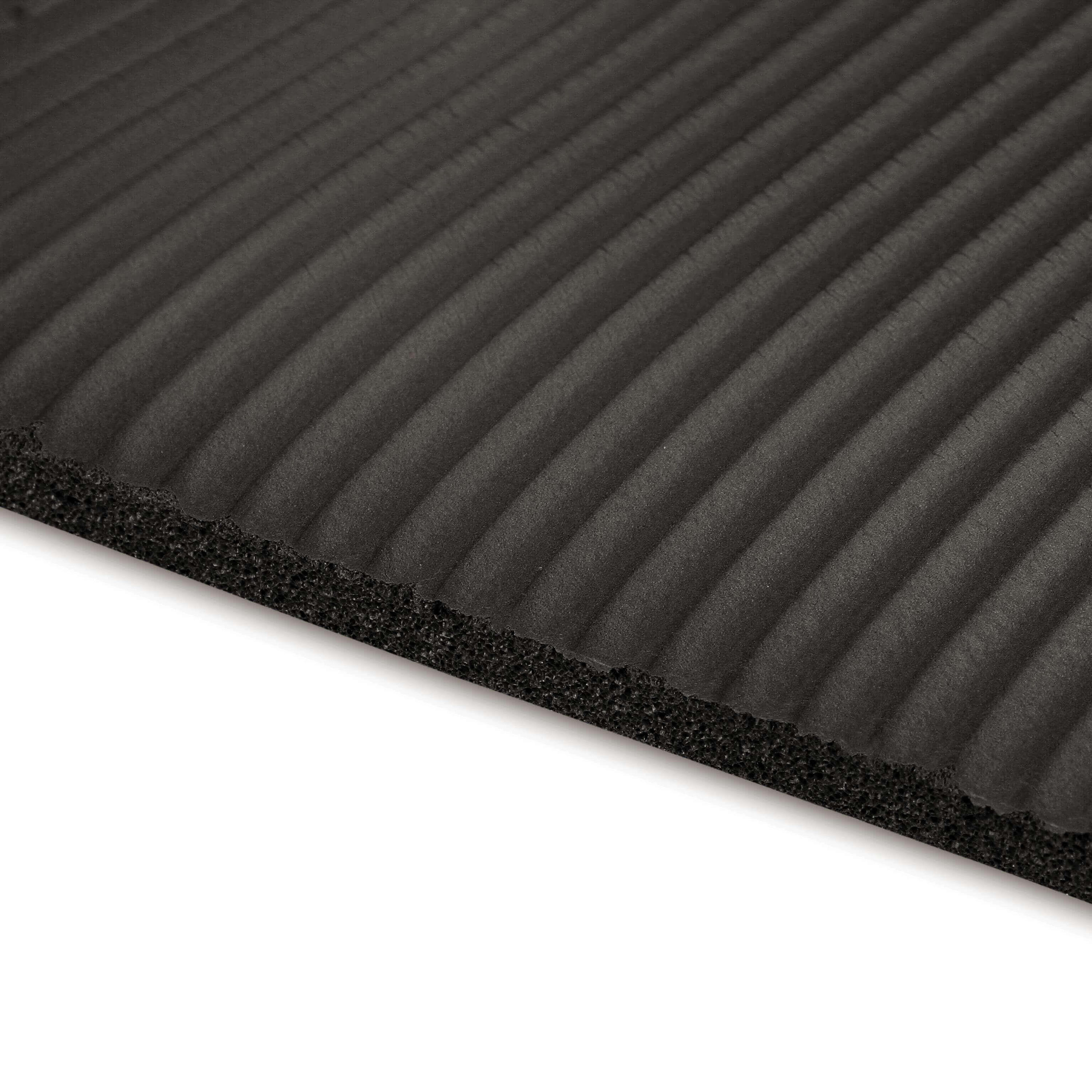 Tapete de Yoga e Fitness NBR INDIGO 183*61*1,5 cm Preto 5/5